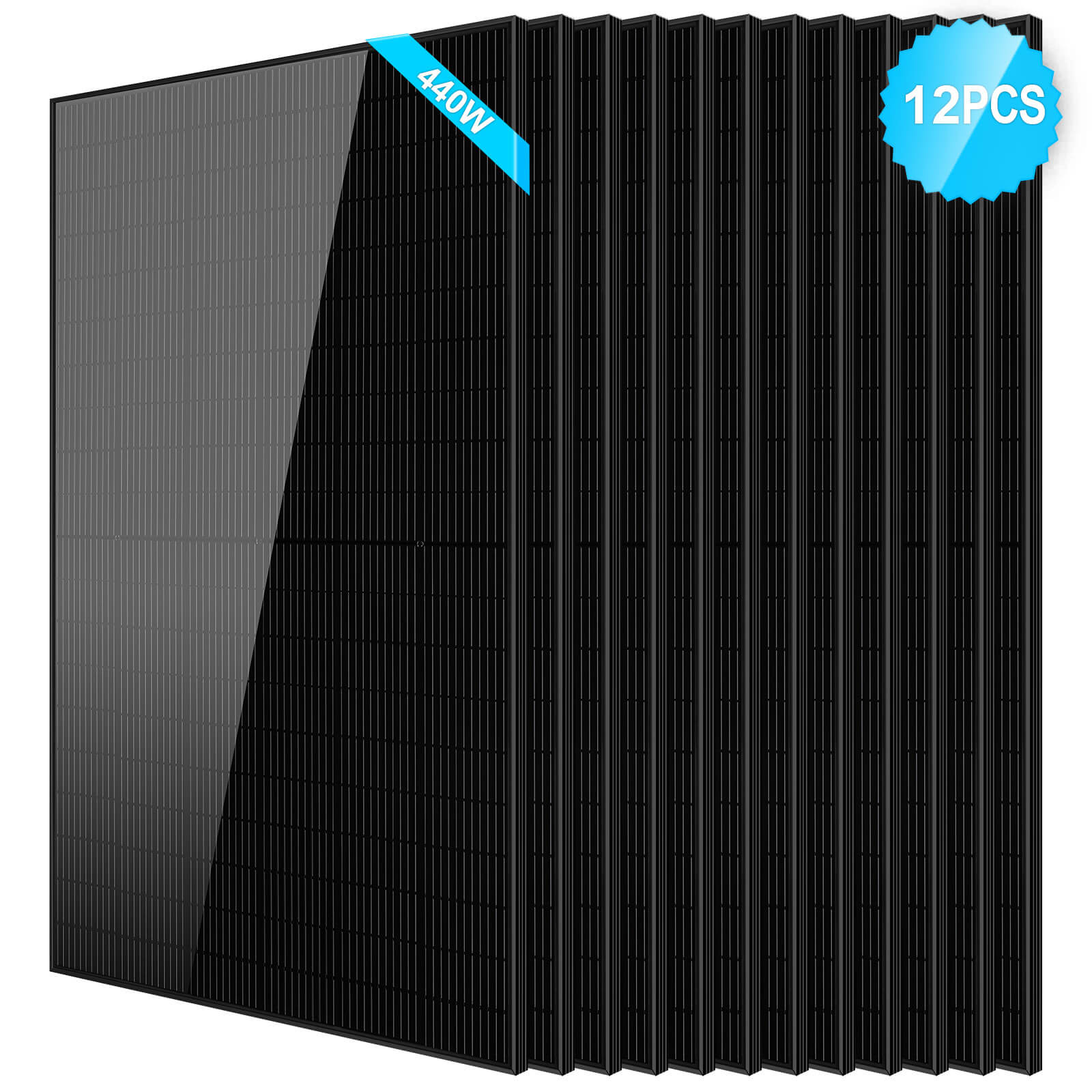 Sungold Power 440W Mono Black PERC Solar Panel SG-440WM