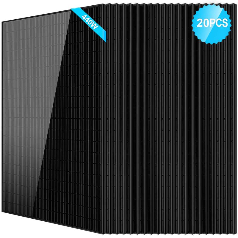 440W Mono Black PERC Solar Panel UL 61730