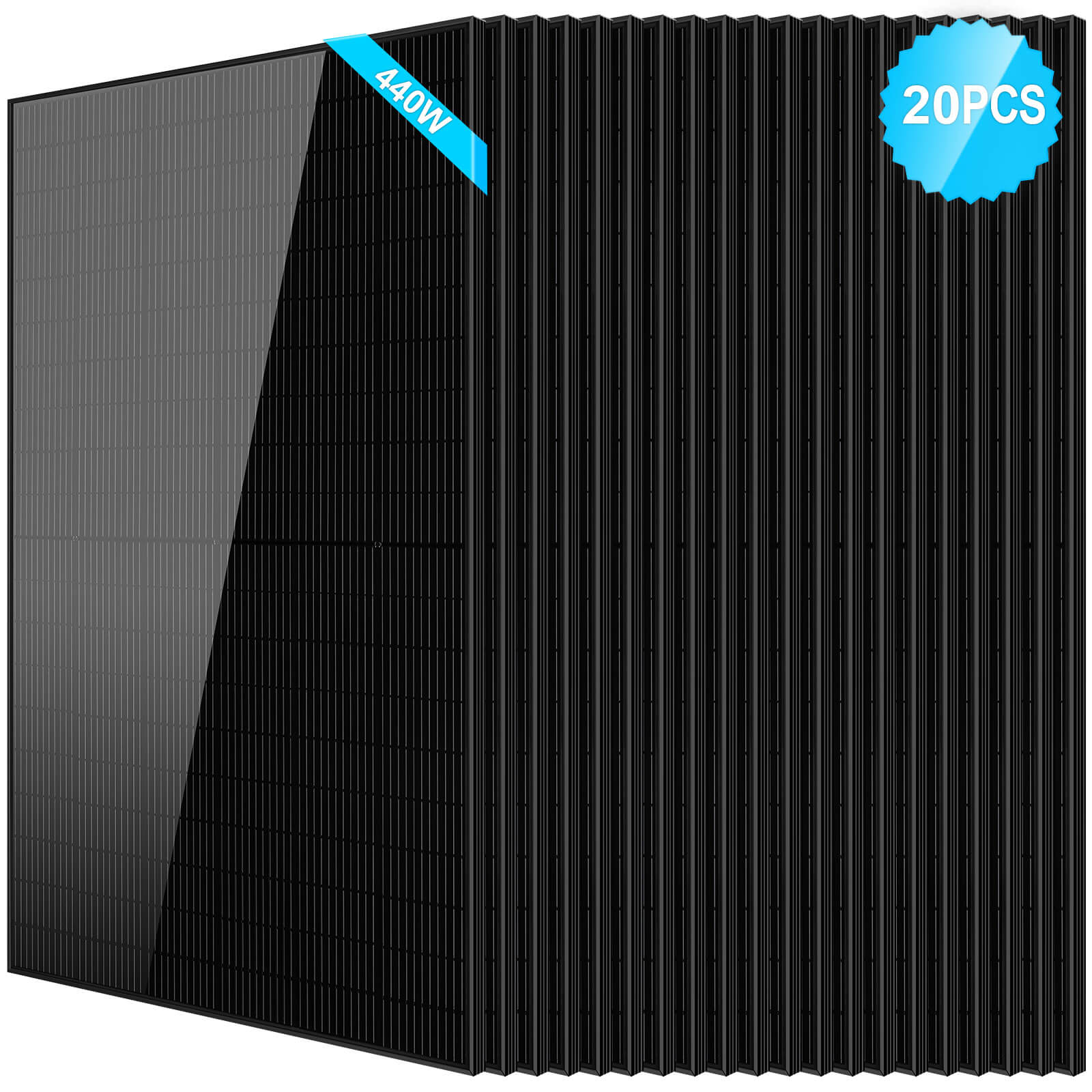 Sungold Power 440W Mono Black PERC Solar Panel SG-440WM