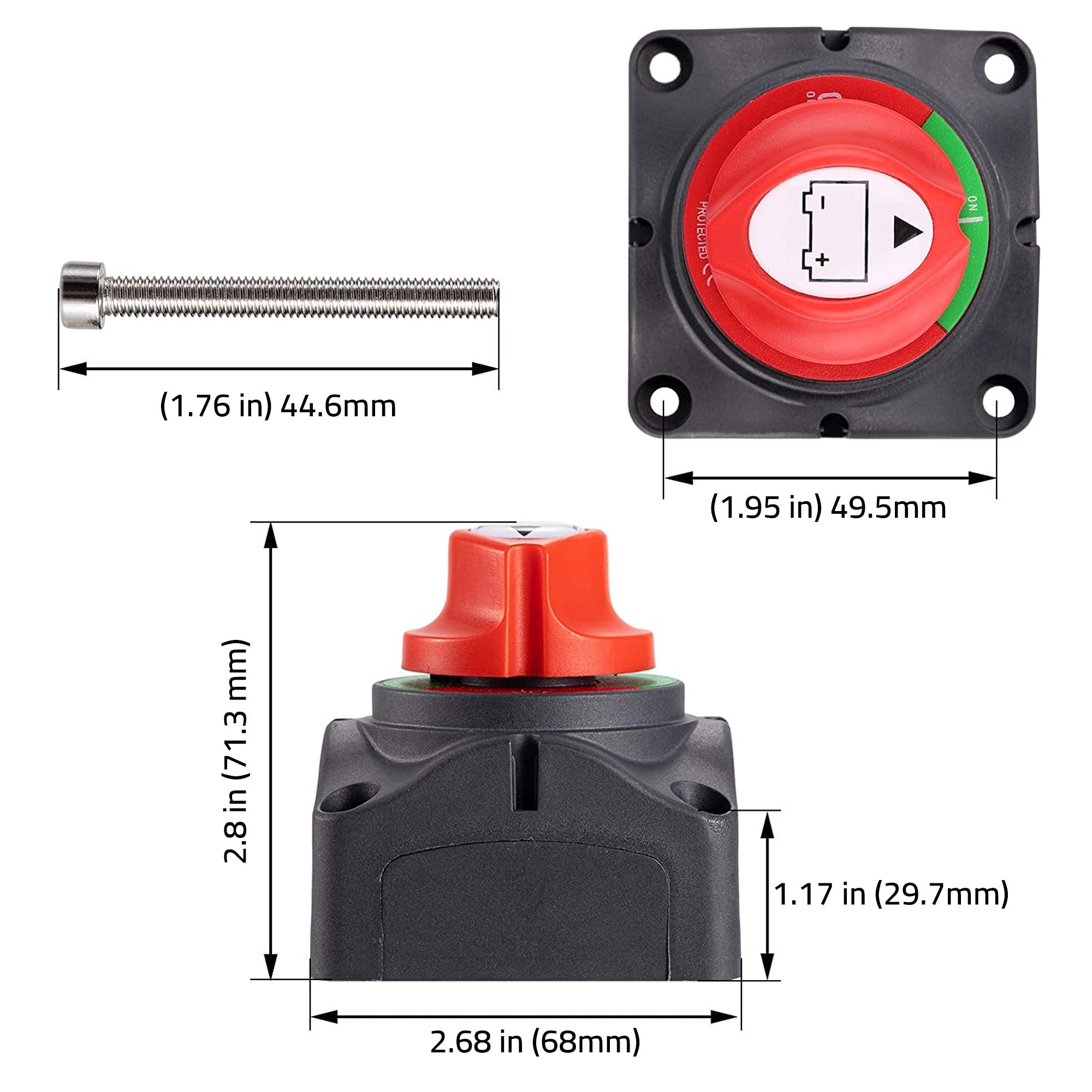 ACOPOWER 12-48V Battery Power Switch