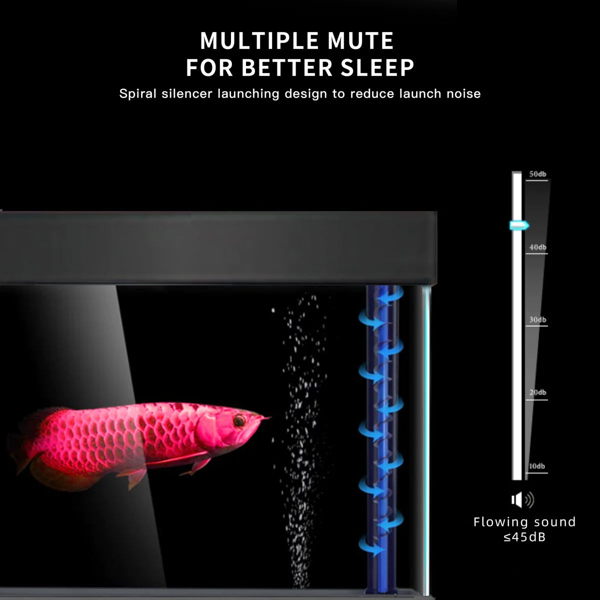 Aqua Dream 100 Gallon Tempered Glass Aquarium Black AD-1060-ABK - Serenity Provision
