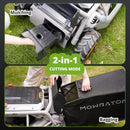Mowrator S1 4WD Remote Control Lawn Mower – 75% (37°) Slope Crawler Mower for Steep Hills & Rough Terrain