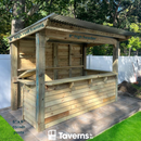 Taverns-To-Go 11 x 6 ft Dunbar Deluxe Backyard Patio Bar(LARGE)