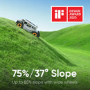 Mowrator S1 4WD Remote Control Lawn Mower – 75% (37°) Slope Crawler Mower for Steep Hills & Rough Terrain