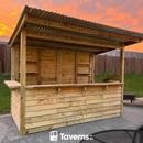 Taverns-To-Go 10 x 5 ft The Dunbar Backyard Patio Bar (LARGE)