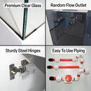 Aqua Dream 90 Gallon Coral Reef Aquarium Ultra Clear Glass Tank & Built in Sump All Black REEF-800-BK - Serenity Provision