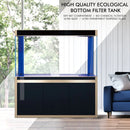 Aqua Dream 220 Gallon Tempered Glass Aquarium Black and Gold AD-1760-BK - Serenity Provision