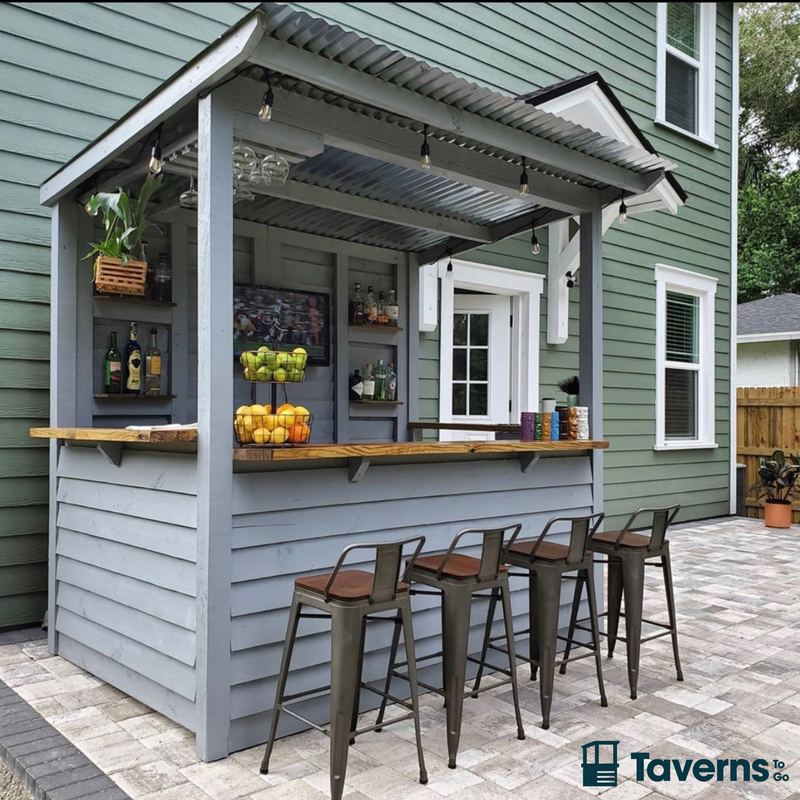 Taverns-To-Go 8 x 5 ft The Castlebar Backyard Patio Bar (MEDIUM)