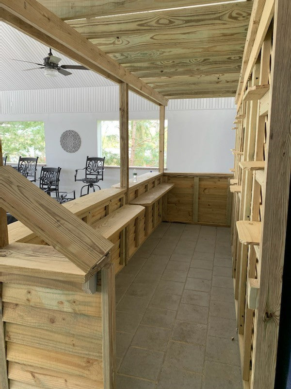 Taverns-To-Go 16 x 6 ft The Forest Hill Backyard Patio Bar