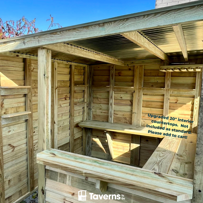 Taverns-To-Go 10 x 10 ft The Storehouse Backyard Patio Bar