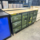 6.5ft Storage Cabinet with Workbench (6 Drawers)