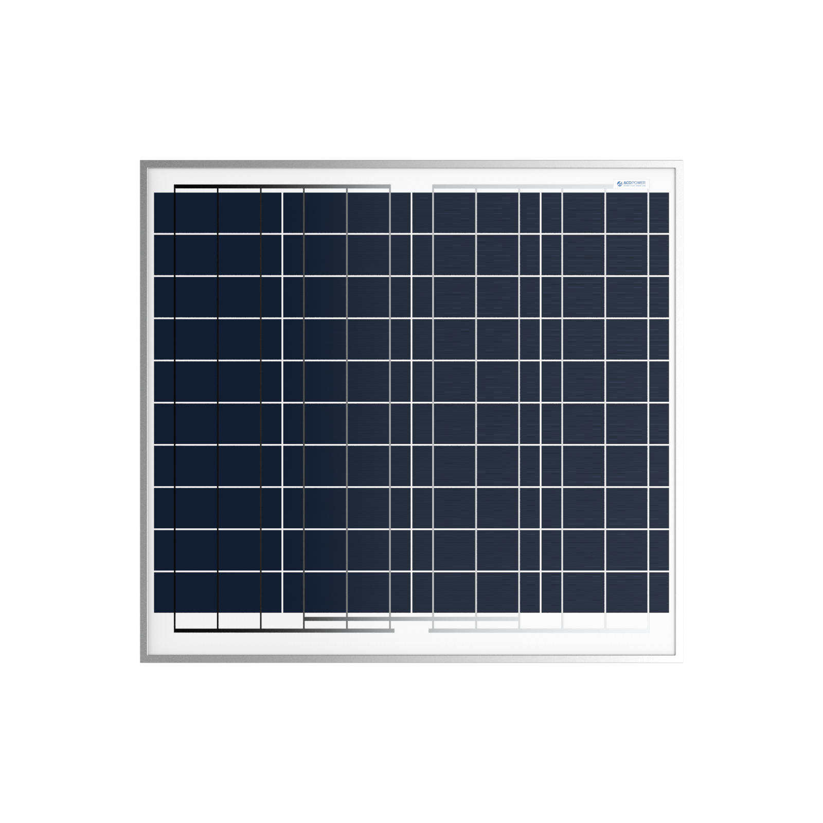 ACOPOWER 60 Watts Polycrystalline Solar Panel, 12V