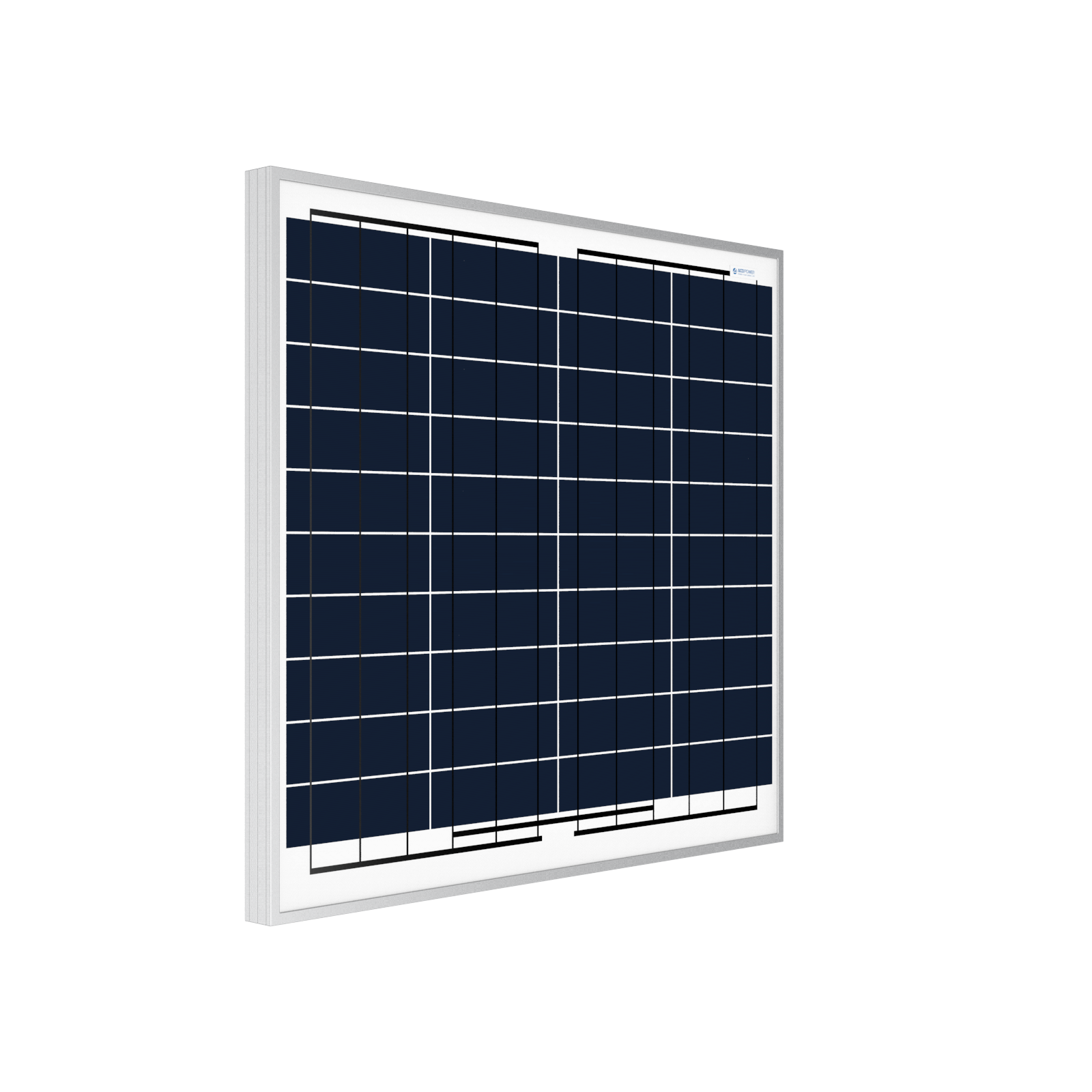 ACOPOWER 60 Watts Polycrystalline Solar Panel, 12V