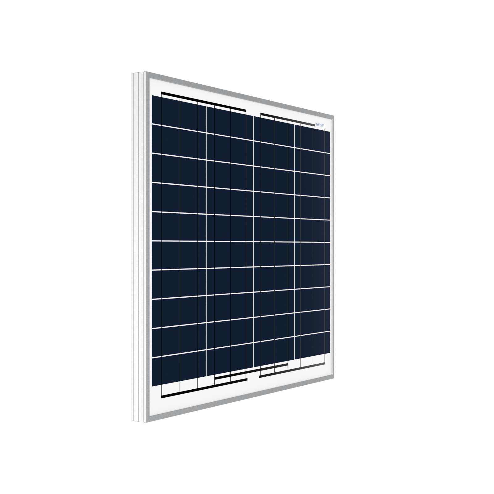 ACOPOWER 60 Watts Polycrystalline Solar Panel, 12V