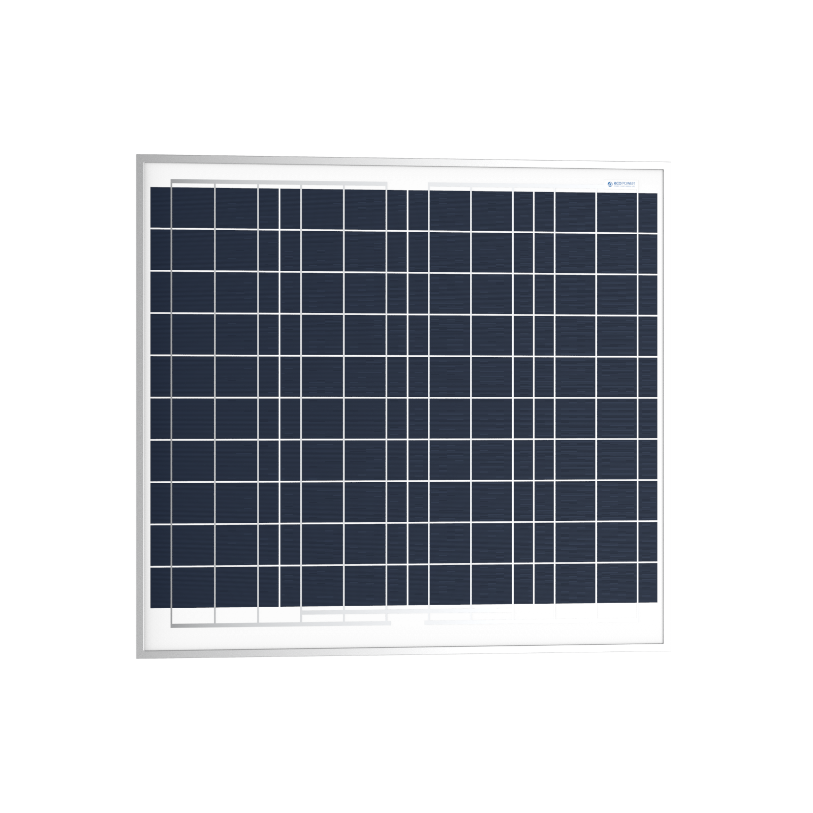 ACOPOWER 60 Watts Polycrystalline Solar Panel, 12V