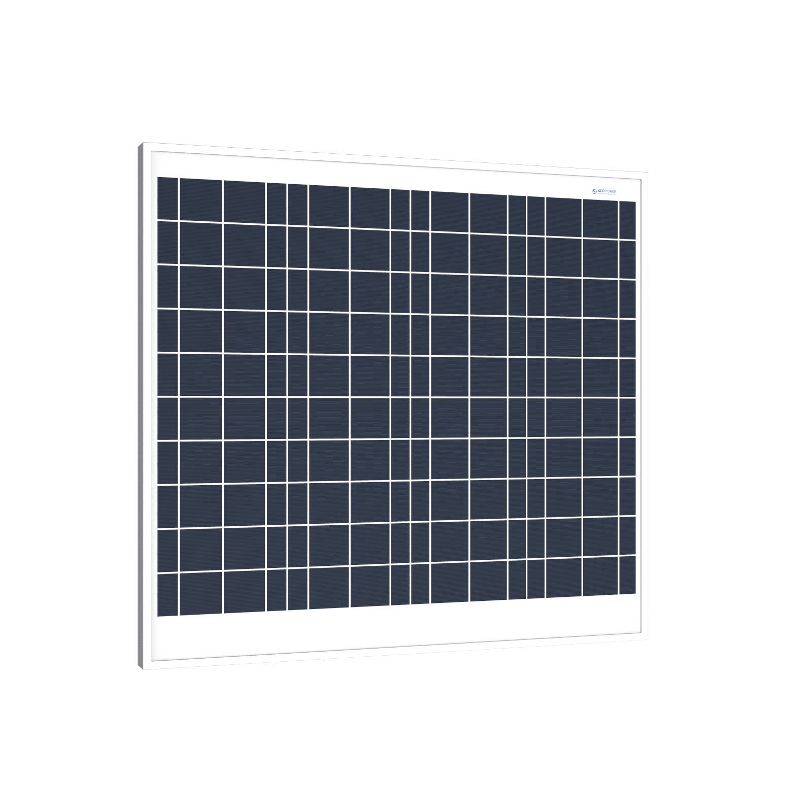 ACOPOWER 60 Watts Polycrystalline Solar Panel, 12V