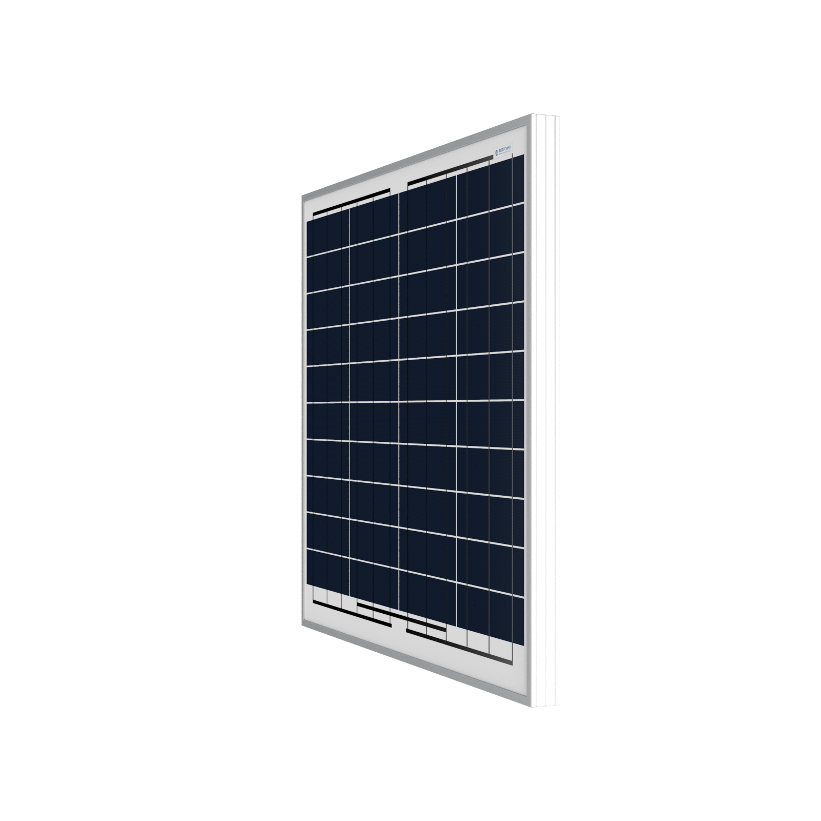 ACOPOWER 60 Watts Polycrystalline Solar Panel, 12V