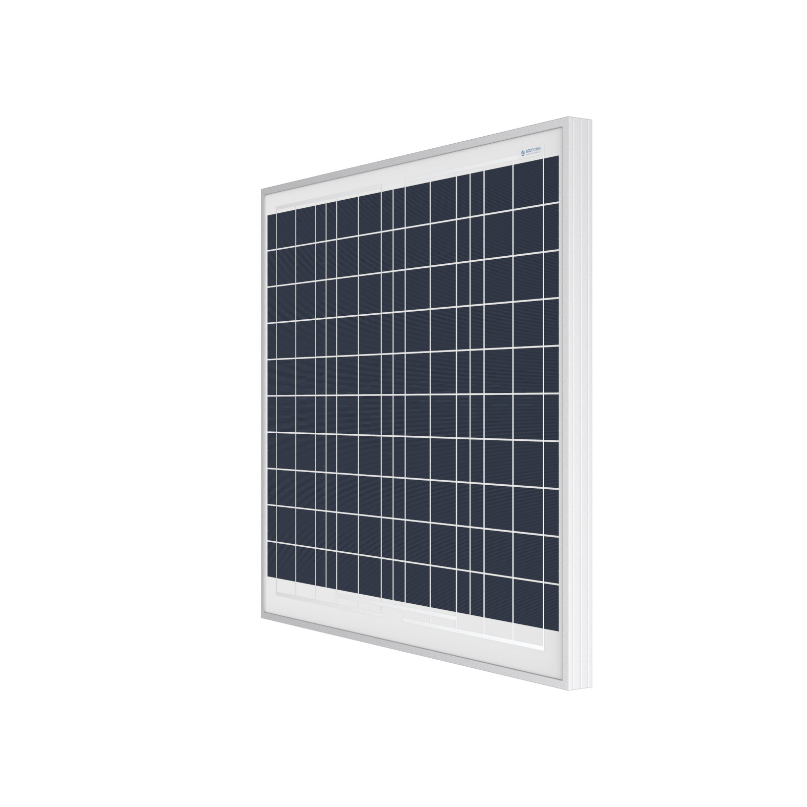 ACOPOWER 60 Watts Polycrystalline Solar Panel, 12V