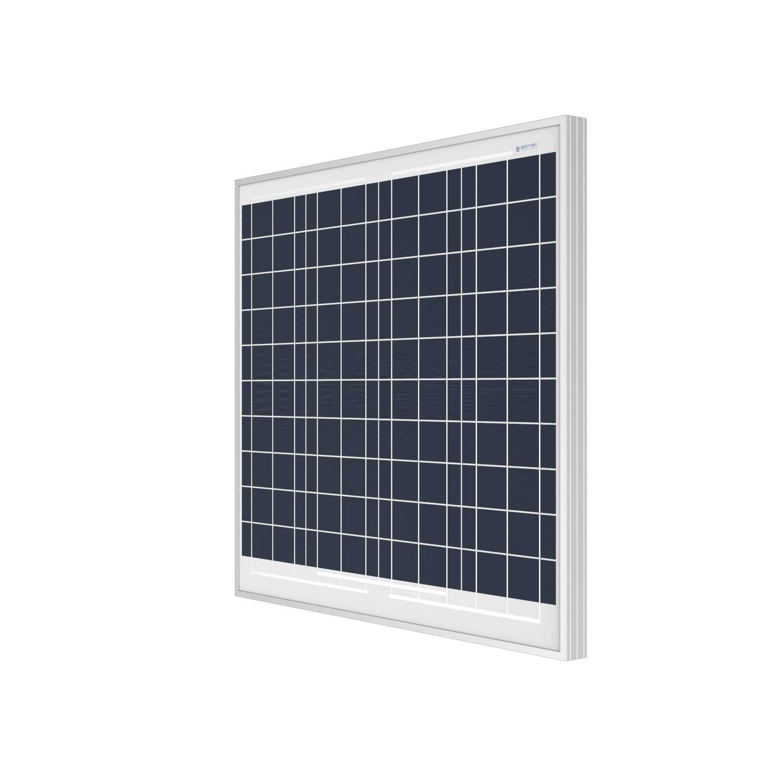 ACOPOWER 60 Watts Polycrystalline Solar Panel, 12V