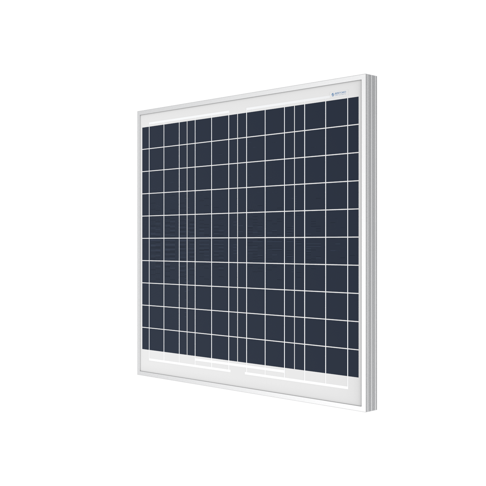 ACOPOWER 60 Watts Polycrystalline Solar Panel, 12V