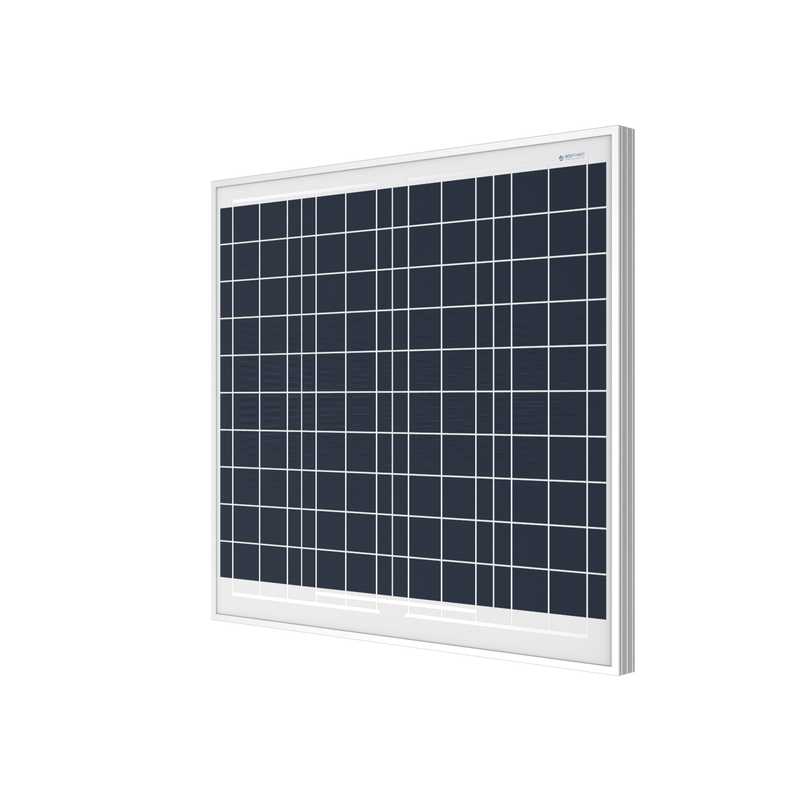 ACOPOWER 60 Watts Polycrystalline Solar Panel, 12V