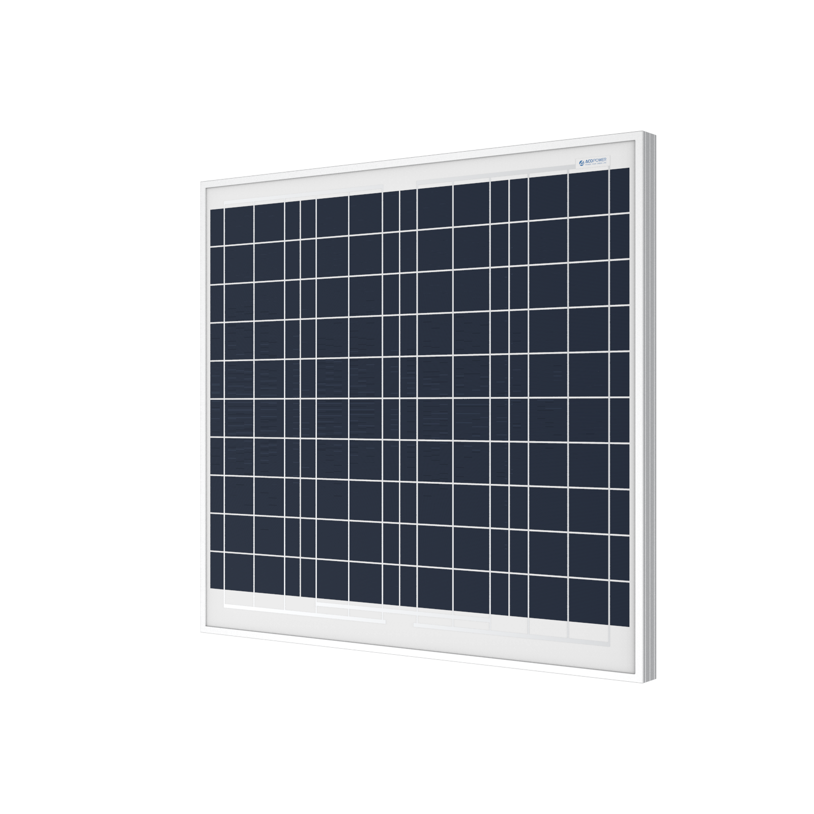 ACOPOWER 60 Watts Polycrystalline Solar Panel, 12V