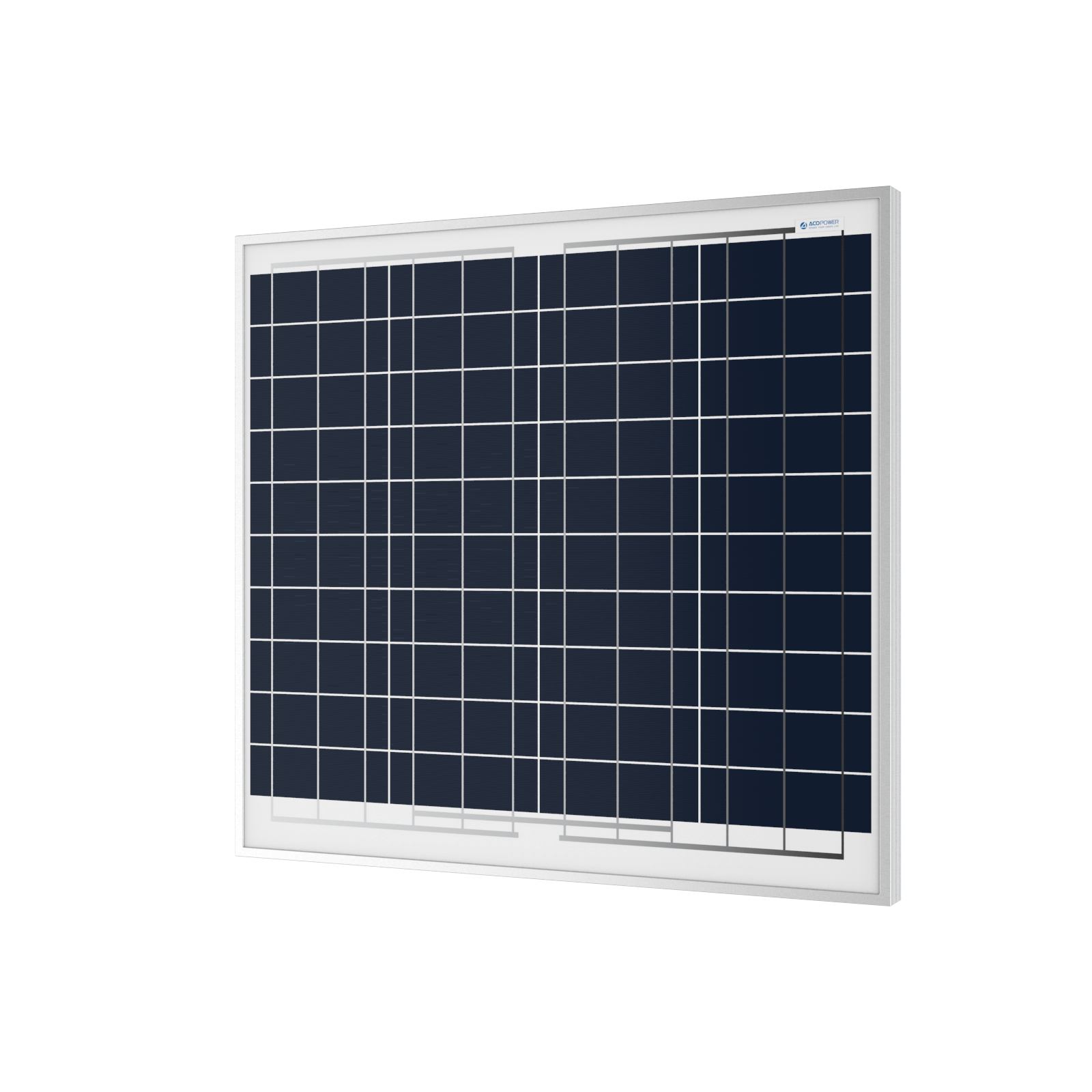 ACOPOWER 60 Watts Polycrystalline Solar Panel, 12V