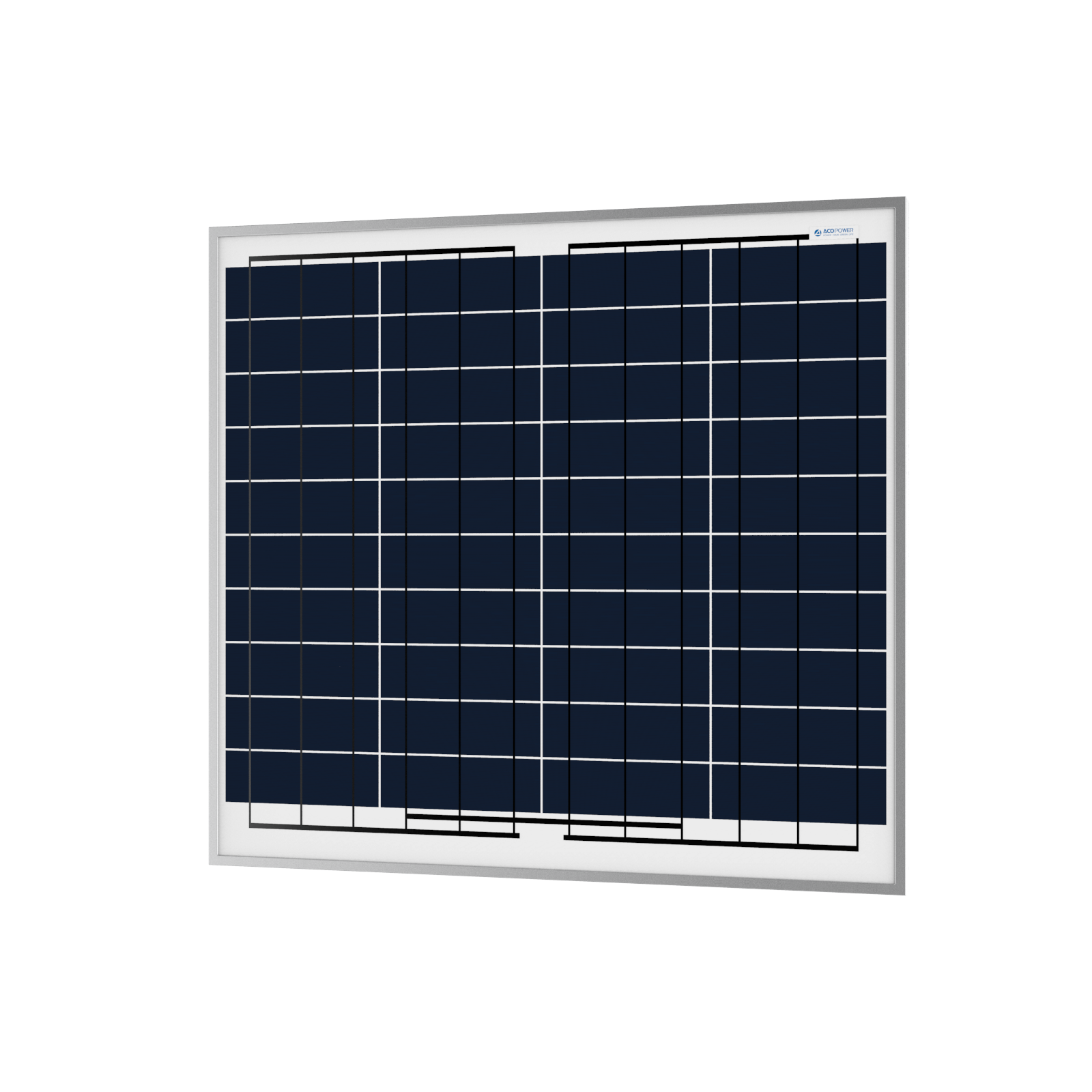 ACOPOWER 60 Watts Polycrystalline Solar Panel, 12V