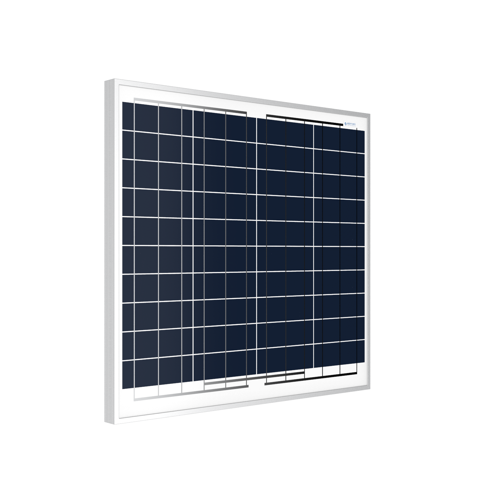 ACOPOWER 60 Watts Polycrystalline Solar Panel, 12V