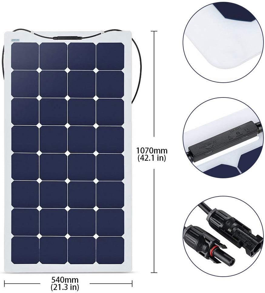 ACOPOWER 110 Watt Flexible Solar Panel