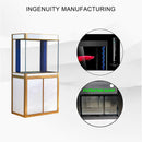 Aqua Dream 100 Gallon Tempered Glass Aquarium White and Gold AD-1060-WT - Serenity Provision