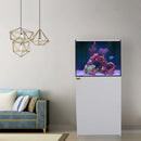 Aqua Dream 90 Gallon Coral Reef Aquarium Ultra Clear Glass Tank & Built in Sump All White REEF-800-WT - Serenity Provision
