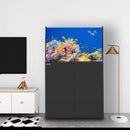Aqua Dream 115 Gallon Coral Reef Aquarium Ultra Clear Glass Tank & Built in Sump All Black REEF-1000-BK - Serenity Provision