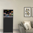 Aqua Dream 50 Gallon Coral Reef Aquarium Ultra Clear Glass Tank & Built in Sump All Black REEF-500-BK - Serenity Provision