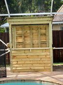 Taverns-To-Go 6 x 4 ft The Temple Bar Backyard Patio Bar (SMALL)