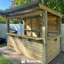 Taverns-To-Go 11 x 6 ft Dunbar Deluxe Backyard Patio Bar(LARGE)