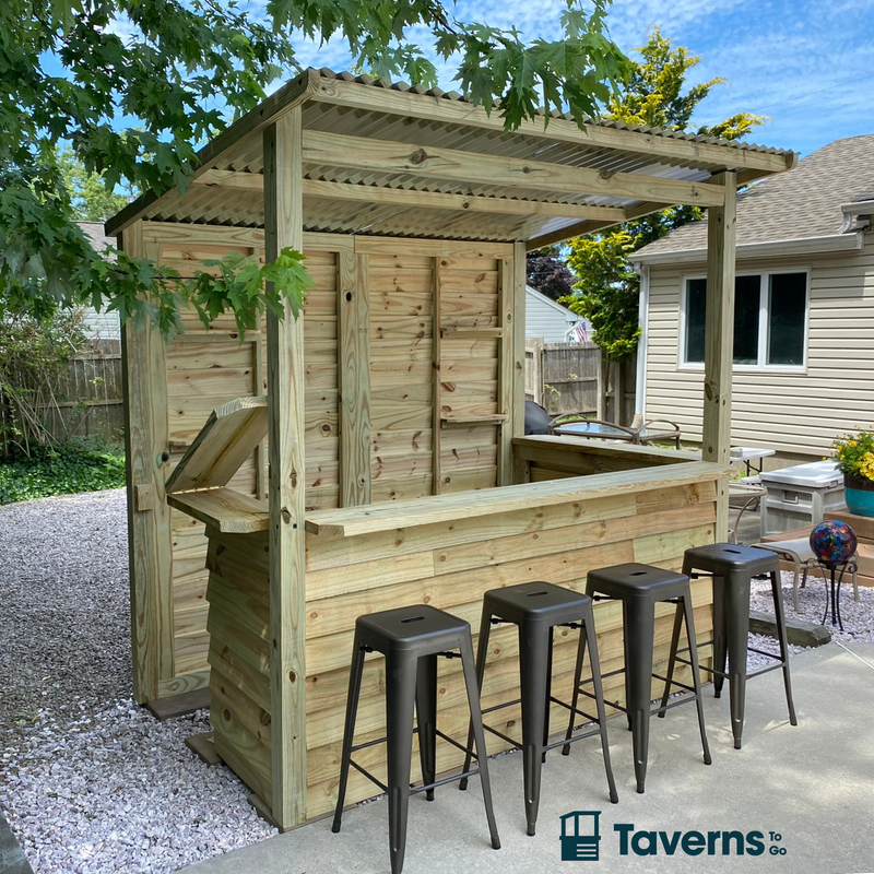 Taverns-To-Go 8 x 5 ft The Castlebar Backyard Patio Bar (MEDIUM)