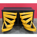 6ft Storage Cabinet with Workbench (10 Drawers)