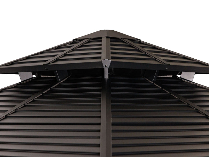 Gazebo Penguin Shefford Gazebo 10'x10' Aluminum Frame Black - 71010-42