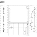 Aqua Dream 175 Gallon Tempered Glass Aquarium Darkwood AD-1560-BW - Serenity Provision