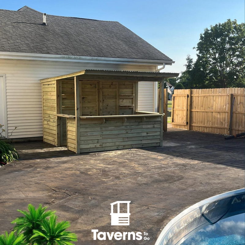 Taverns-To-Go 10 x 10 ft The Storehouse Backyard Patio Bar