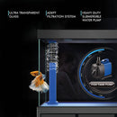 Aqua Dream 250 Gallon Tempered Glass Aquarium White and Gold AD-1980-WT - Serenity Provision