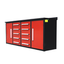 7' Storage Cabinets with Workbench (10 Drawers & 2 Cabinets)