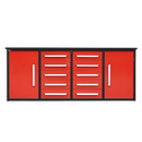 7' Storage Cabinets with Workbench (10 Drawers & 2 Cabinets)