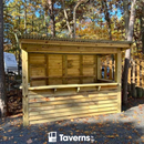 Taverns-To-Go 11 x 6 ft Dunbar Deluxe Backyard Patio Bar(LARGE)