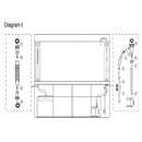 Aqua Dream 135 Gallon Tempered Glass Aquarium Black AD-1260-ABK - Serenity Provision