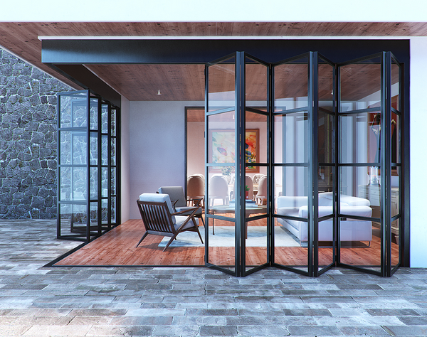 Custom Iron Door Pros Bi Fold Aluminum Doors