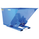 Vestil Steel Heavy Duty Self Dumping Hopper 5 Cubic Yard 6000 Lb. Capacity Blue - D-500-HD
