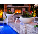 The Outdoor Plus Sedona Planter & Water Bowl GFRC Concrete OPT-RPW - Serenity Provision