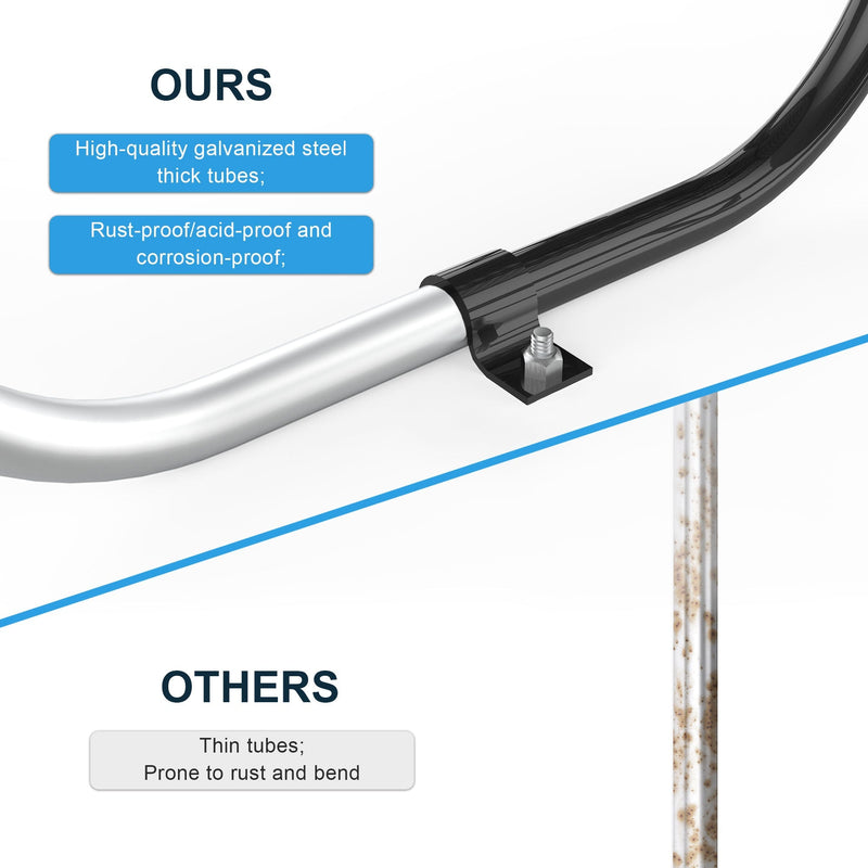 8 ft Metal Picnic Tables for Outdoors